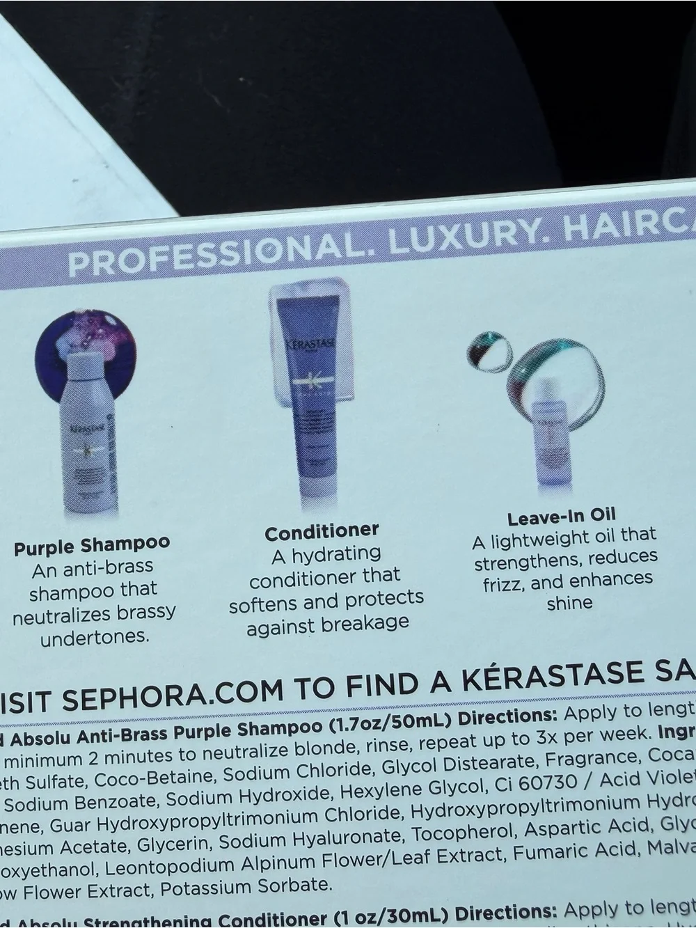 Kérastase Blond Absolu Collection — Purple & Blue